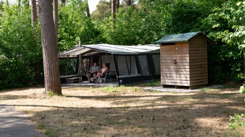 Comfortplaats met privé sanitair