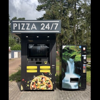Pizza- en drankenautomaat